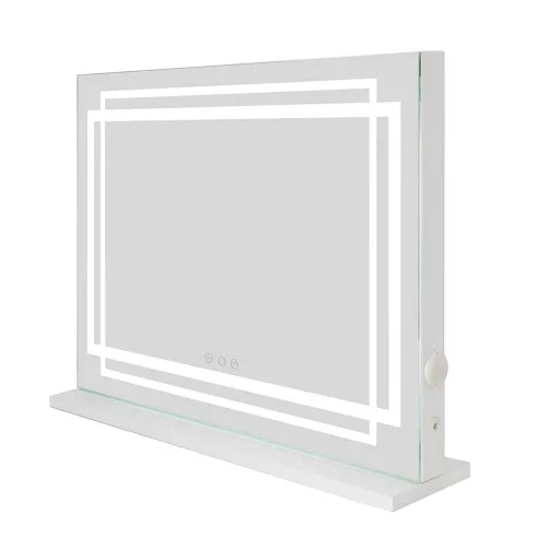 LED-es sminktükör 58 x 12 x 48 cm