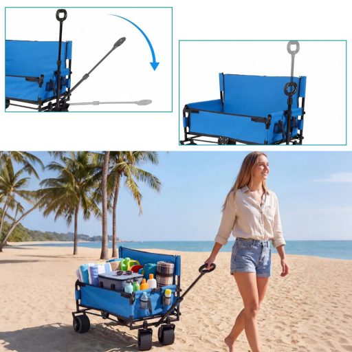 2az1ben összecsukható strandkocsi / pad