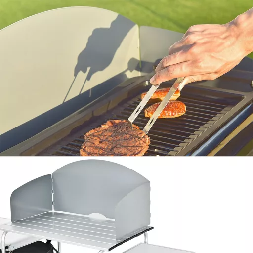 Összecsukható kemping konyha tárolórendszerrel