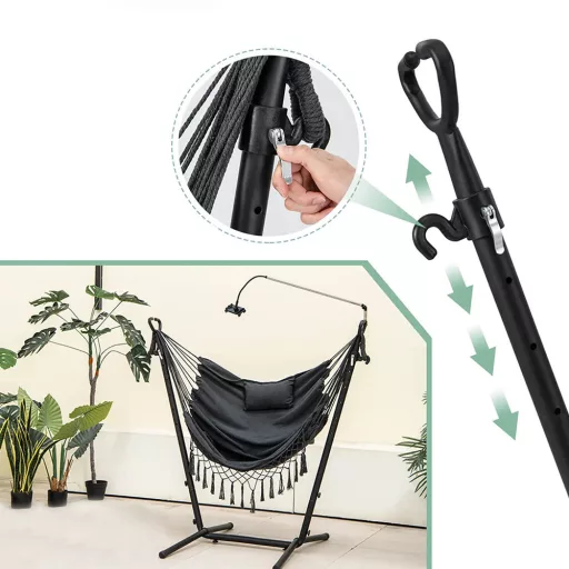 Állítható magasságú függőszék telefontartóval