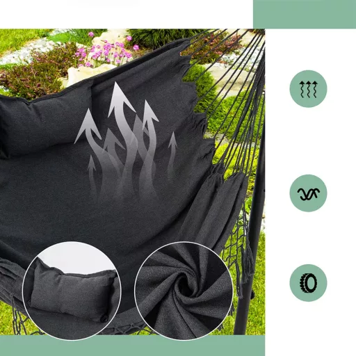 Állítható magasságú függőszék telefontartóval