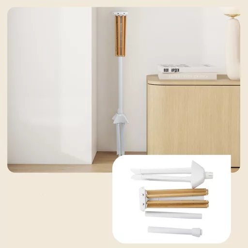 Összecsukható vállfás szárító állvány