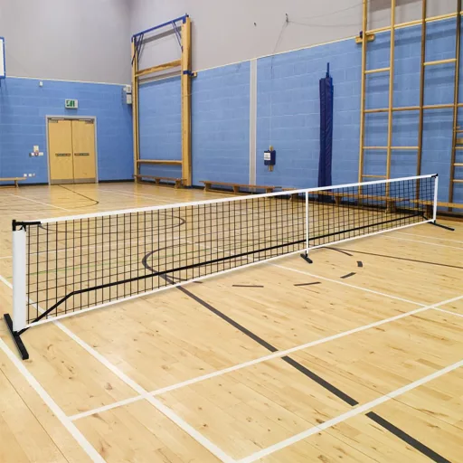 Hordozható pickleball háló hordtáskával