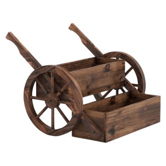 Kerti virágtartó kocsi