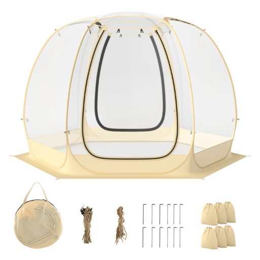 Átlátszó buboréksátor 3.35x3.35m