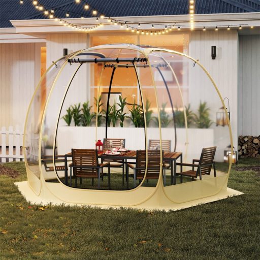 Átlátszó buboréksátor 3.35x3.35m