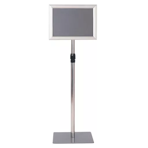 Információs állvány 33x24cm, ezüst