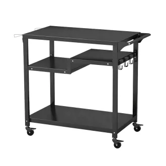 Guruló 3 szintes grillkocsi