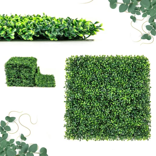 12 db-os műnövény dekorfal 50x50cm