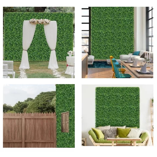 12 db-os műnövény dekorfal 50x50cm