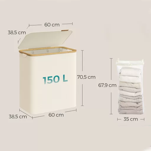 Szennyestartó kivehető hálós béléssel