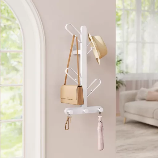 Falra szerelhető fogas