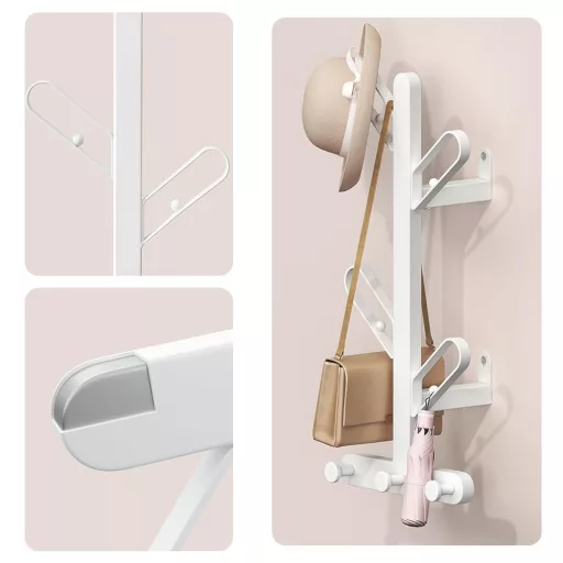 Falra szerelhető fogas