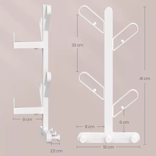 Falra szerelhető fogas