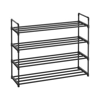 4 szintes fém cipőtartó 92x30x72cm