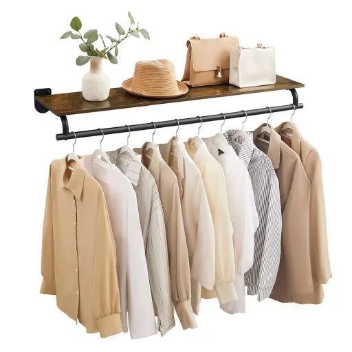 Falra rögzíthető ruhatartó