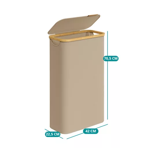 Szennyestartó kivehető hálóval, homok