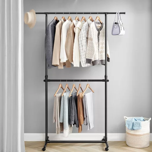 2 szintes ruhatartó állvány