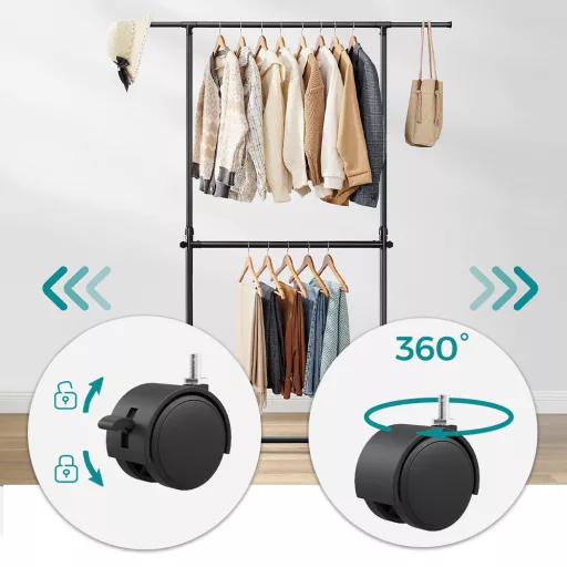 2 szintes ruhatartó állvány