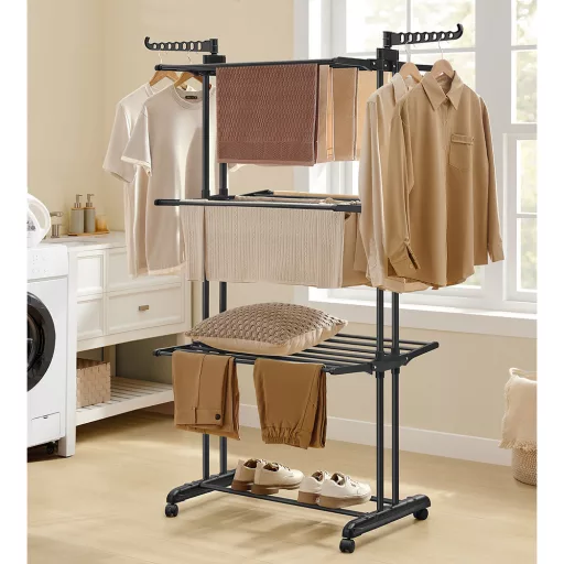 4 szintes ruhaszárító rozsdamentes acél