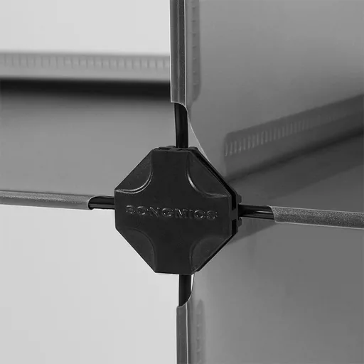 Műanyag tárolószekrény, szürke