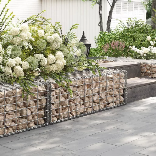 Acél gabionkosár 100 x 30 x 30 cm