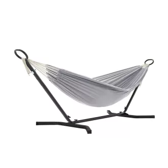 Függőágy tartóállvánnyal, szürke