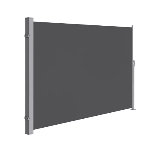 Kihúzható árnyékolófal,  szürke 160x350cm