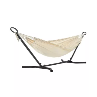 Függőágy tartóállvánnyal, bézs