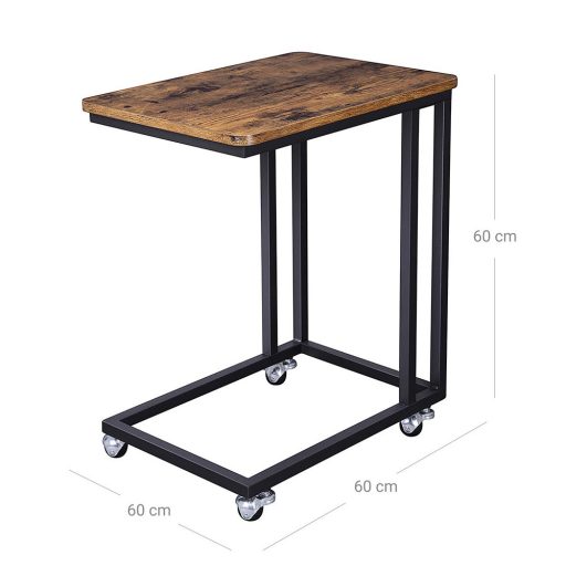 Fémvázas gurulós laptopasztal