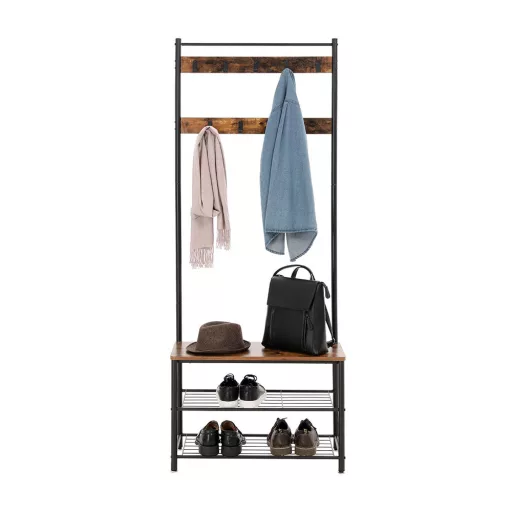 Előszobafal barna 32 x 70 x 175 cm