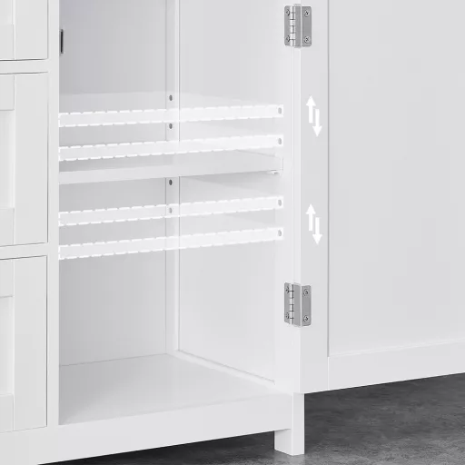 Fürdőszobaszekrény 60x30x80cm