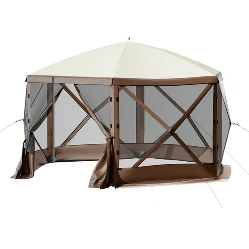 Timelesstools 8 személyes vízálló kemping sátor, tárolóval és szúnyoghálóval