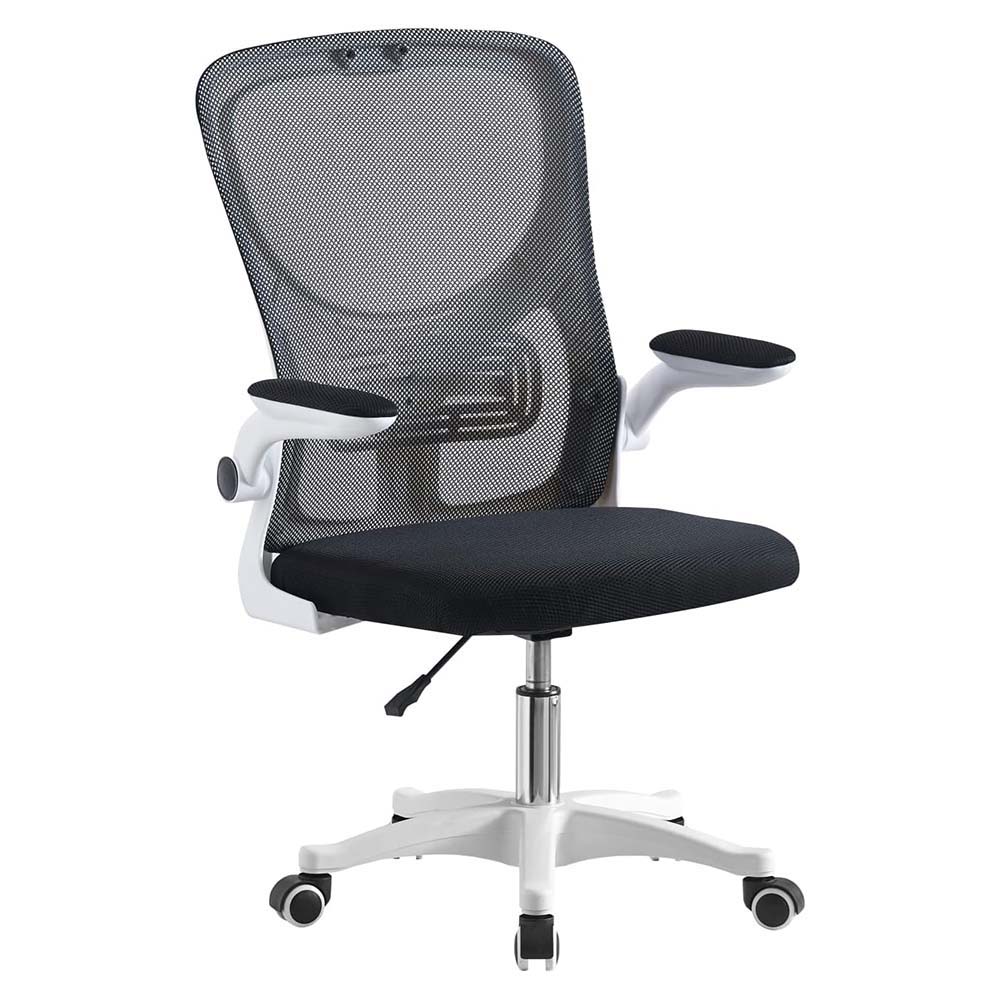 Timelesstools ergonomikus irodai szék felhajtható könyöktámasszal fehér