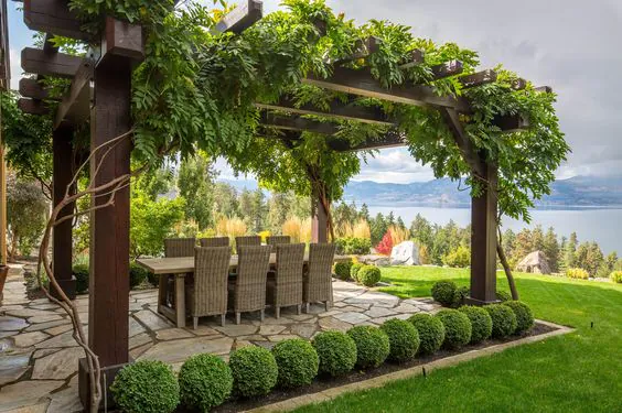 Növényekkel kialakított természetes árnyékolás